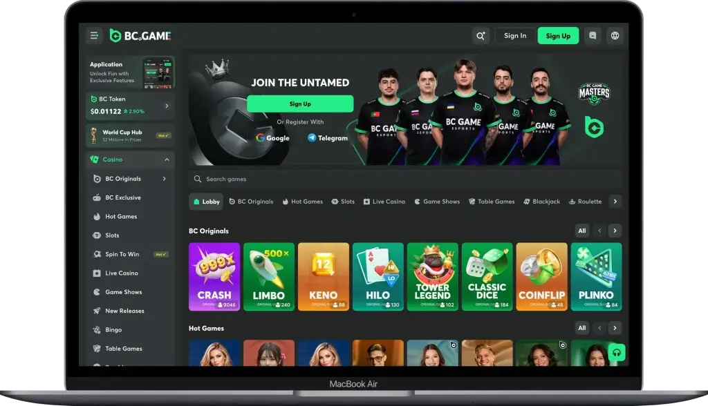 BC.Game - casino zonder Gokstop