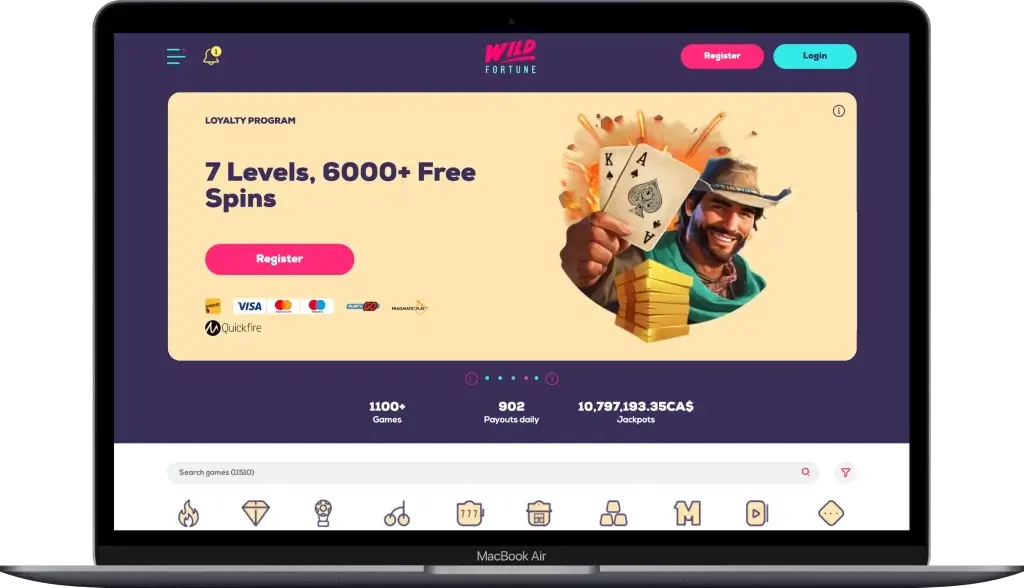 Wildfortune casino zonder Cruks